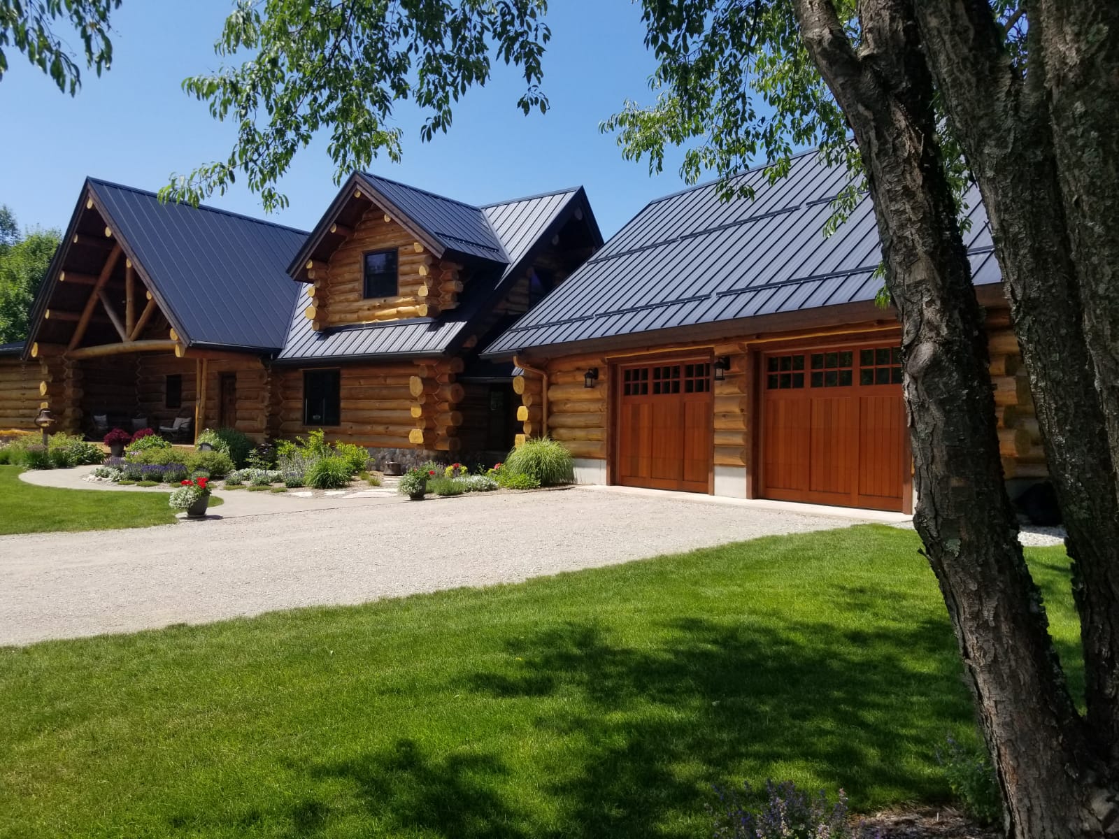 Log Home Builders Michigan Natural